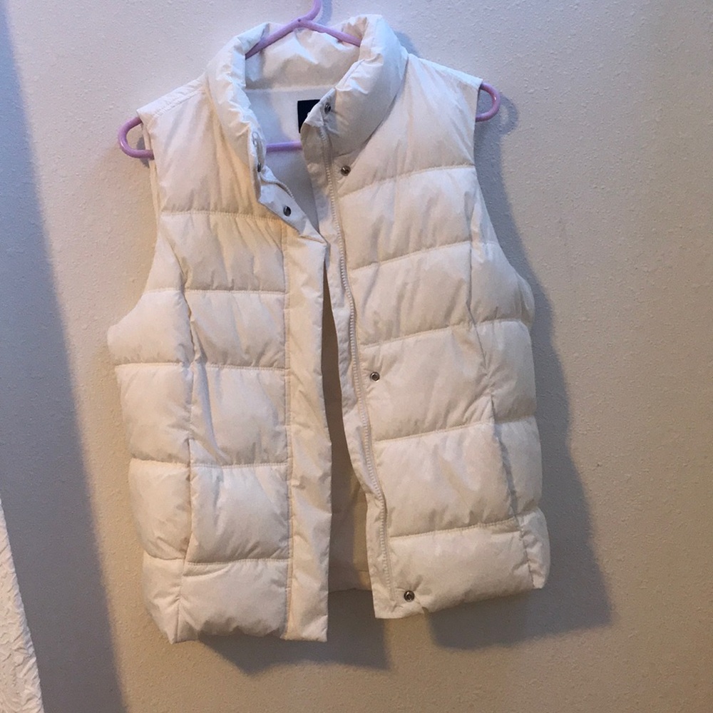 White Puffy Vest